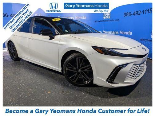 Midnight Black Metallic 2025 Toyota Camry XSE