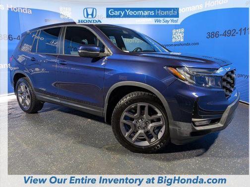 Obsidian Blue Pearl 2023 Honda Passport AWD EX-L