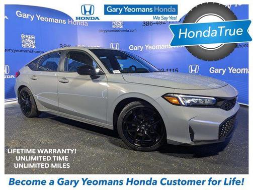 Gray 2026 Honda Civic Sport
