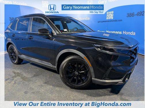 Crystal Black Pearl 2023 Honda CR-V Hybrid Sport FWD