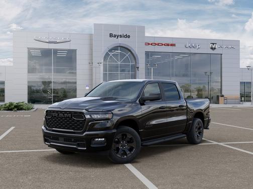 Diamond Black Crystal Pearlcoat 2026 RAM 1500 Express 4x4 Crew Cab 5'7" Box