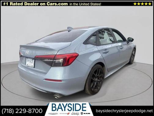 Sonic Gray Pearl 2024 Honda Civic Sport CVT
