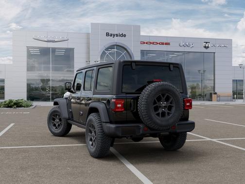 Black Clearcoat 2026 Jeep Wrangler Willys 4 Door 4x4