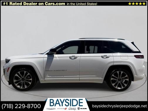 Bright White Clearcoat 2022 Jeep Grand Cherokee Overland 4x4