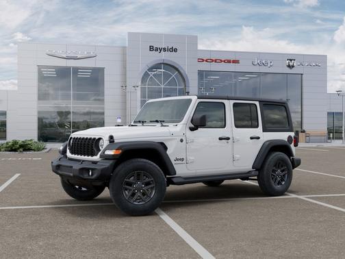 Bright White Clearcoat 2026 Jeep Wrangler Sport S 4 Door 4x4