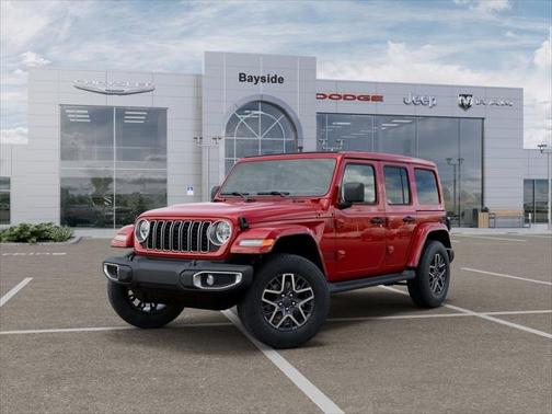 Firecracker Red Clearcoat 2026 Jeep Wrangler Sahara 4 Door 4x4