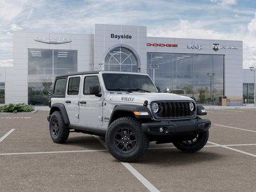 Bright White Clearcoat 2026 Jeep Wrangler Willys 4 Door 4x4