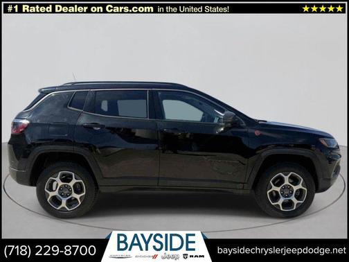 Diamond Black Crystal Pearlcoat 2022 Jeep Compass Trailhawk 4x4