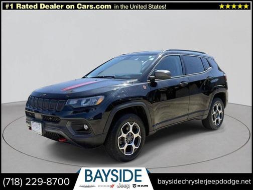 Diamond Black Crystal Pearlcoat 2022 Jeep Compass Trailhawk 4x4
