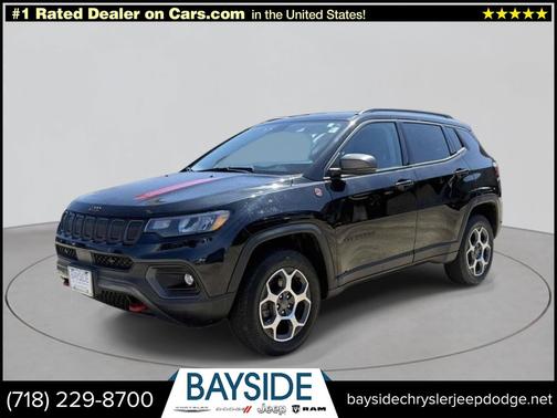 Diamond Black Crystal Pearlcoat 2022 Jeep Compass Trailhawk 4x4