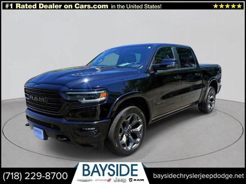 Diamond Black Crystal Pearlcoat 2024 RAM 1500 Limited 4x4 Crew Cab 5'7" Box