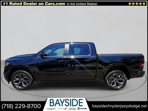 Diamond Black Crystal Pearlcoat 2024 RAM 1500 Limited 4x4 Crew Cab 5'7" Box