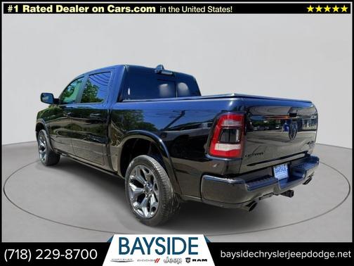 Diamond Black Crystal Pearlcoat 2024 RAM 1500 Limited 4x4 Crew Cab 5'7" Box