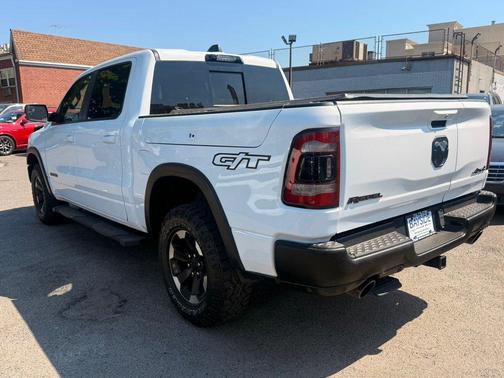 Bright White Clearcoat 2022 RAM 1500 Rebel 4x4 Crew Cab 5'7" Box