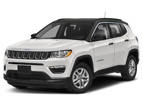 White Clearcoat 2020 Jeep Compass Latitude 4x4