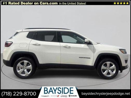 White Clearcoat 2020 Jeep Compass Latitude 4x4