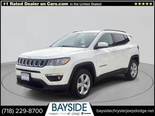 White Clearcoat 2020 Jeep Compass Latitude 4x4