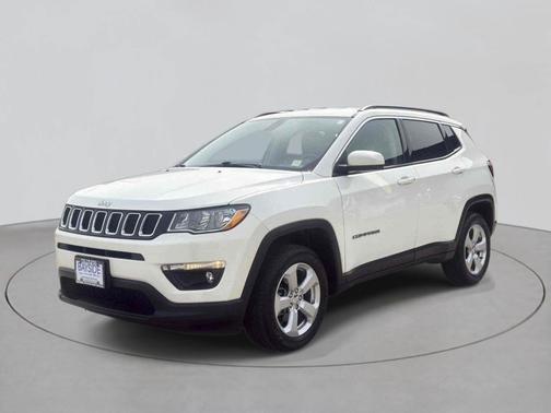 White Clearcoat 2020 Jeep Compass Latitude 4x4