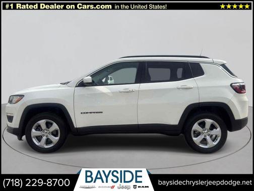White Clearcoat 2020 Jeep Compass Latitude 4x4
