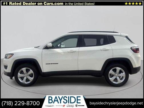White Clearcoat 2020 Jeep Compass Latitude 4x4