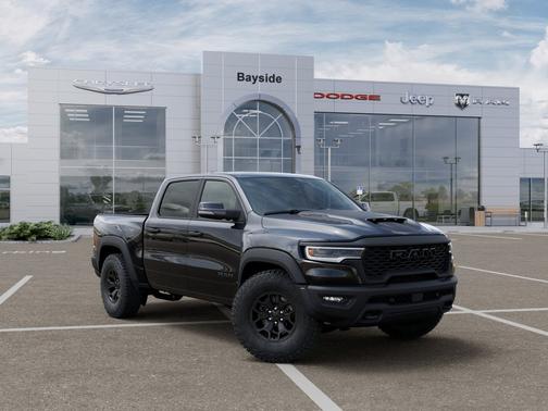 Diamond Black Crystal Pearlcoat 2026 RAM 1500 RHO 4x4 Crew Cab 5'7" Box