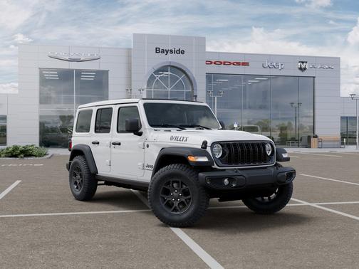 Bright White Clearcoat 2026 Jeep Wrangler Willys 4 Door 4x4
