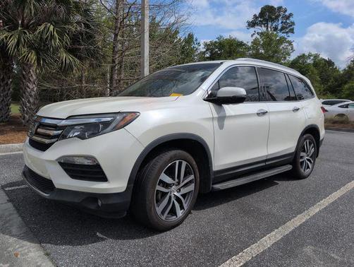 Diamond White Pearl 2016 Honda Pilot Touring