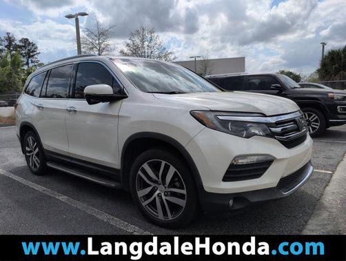 Diamond White Pearl 2016 Honda Pilot Touring