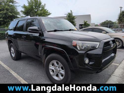 Midnight Black Metallic 2017 Toyota 4Runner SR5 Premium