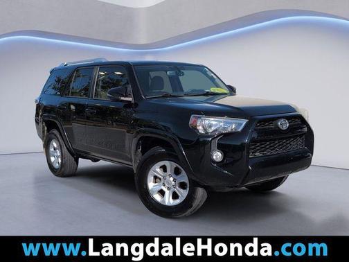 Midnight Black Metallic 2017 Toyota 4Runner SR5 Premium