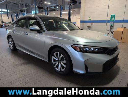 Silver Metallic 2026 Honda Civic LX