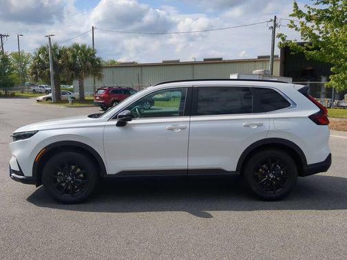 Platinum White 2023 Honda CR-V Hybrid Sport AWD