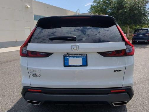 Platinum White 2023 Honda CR-V Hybrid Sport AWD