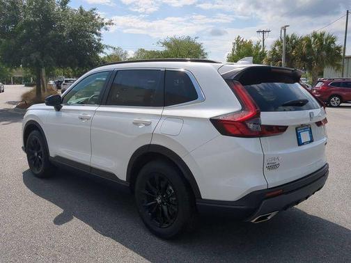 Platinum White 2023 Honda CR-V Hybrid Sport AWD