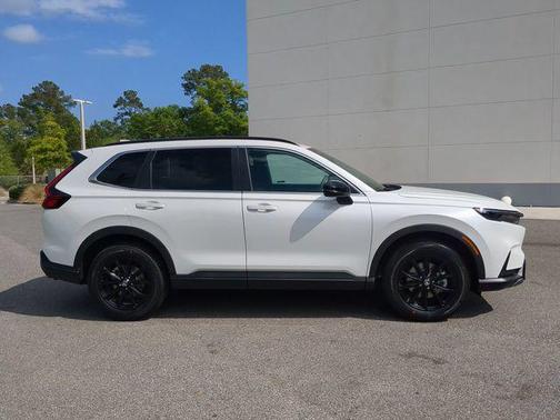 Platinum White 2023 Honda CR-V Hybrid Sport AWD