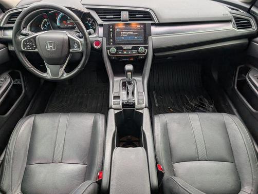 White 2018 Honda Civic EX-L
