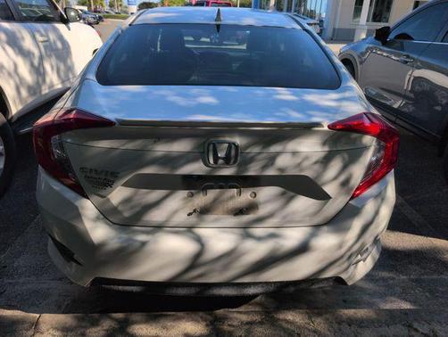 White 2018 Honda Civic EX-L