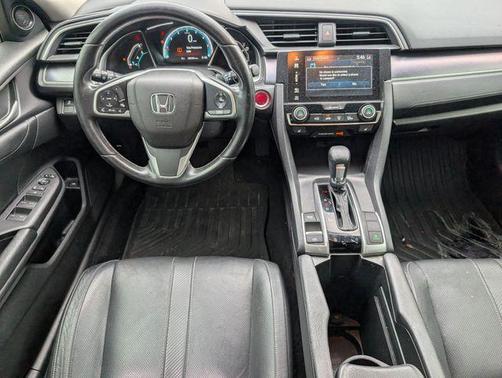 White 2018 Honda Civic EX-L
