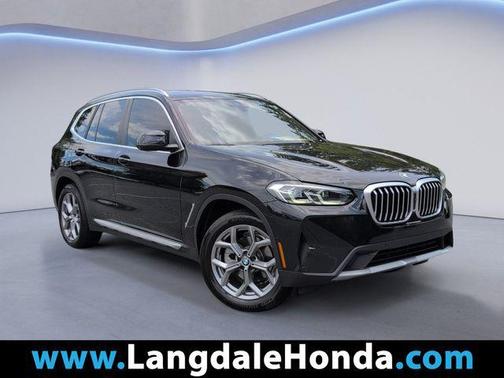 Black Sapphire Metallic 2024 BMW X3 sDrive30i
