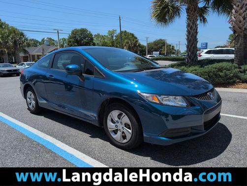 Dyno Blue Pearl 2013 Honda Civic LX