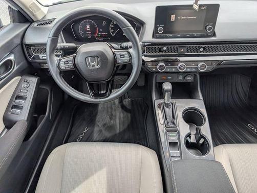 Platinum White Pearl 2022 Honda Civic EX