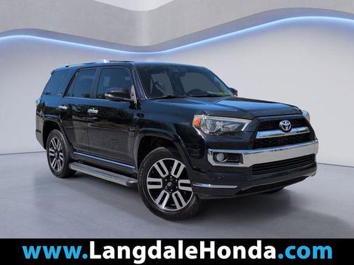 Midnight Black Metallic 2017 Toyota 4Runner Limited