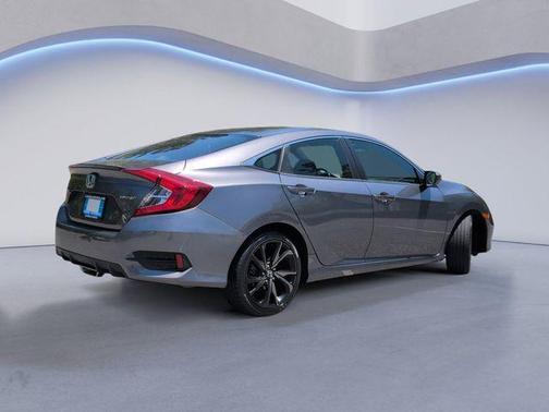 Modern Steel Metallic 2019 Honda Civic Sport