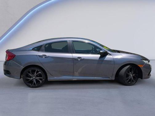 Modern Steel Metallic 2019 Honda Civic Sport