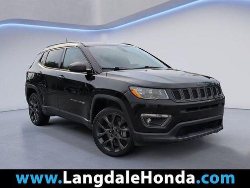 Diamond Black Crystal Pearlcoat 2021 Jeep Compass 80th Special Edition