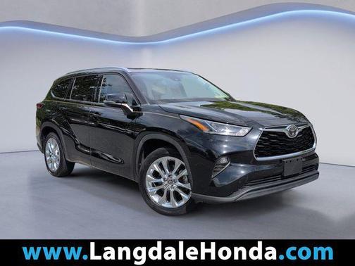 Midnight Black Metallic 2020 Toyota Highlander Limited