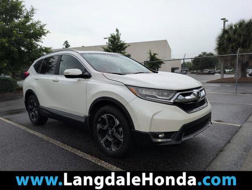 Diamond White Pearl 2018 Honda CR-V Touring
