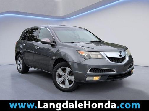 Grey 2010 Acura MDX 3.7L Technology