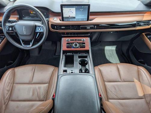 Pristine White Metallic Tri-Coat 2022 Lincoln Aviator Reserve