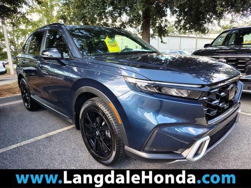 Canyon River Blue Metallic 2026 Honda CR-V Hybrid Sport Touring AWD